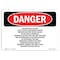 Signmission OSHA Danger Sign, 3.5" Height, 5" Width, Photovoltaic System Utility Safety Disconnect, Landscape OS-DS-D-35-L-2292 - alternate 1